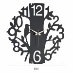 Ρολόι Τοίχου μεταλλικό μαύρο